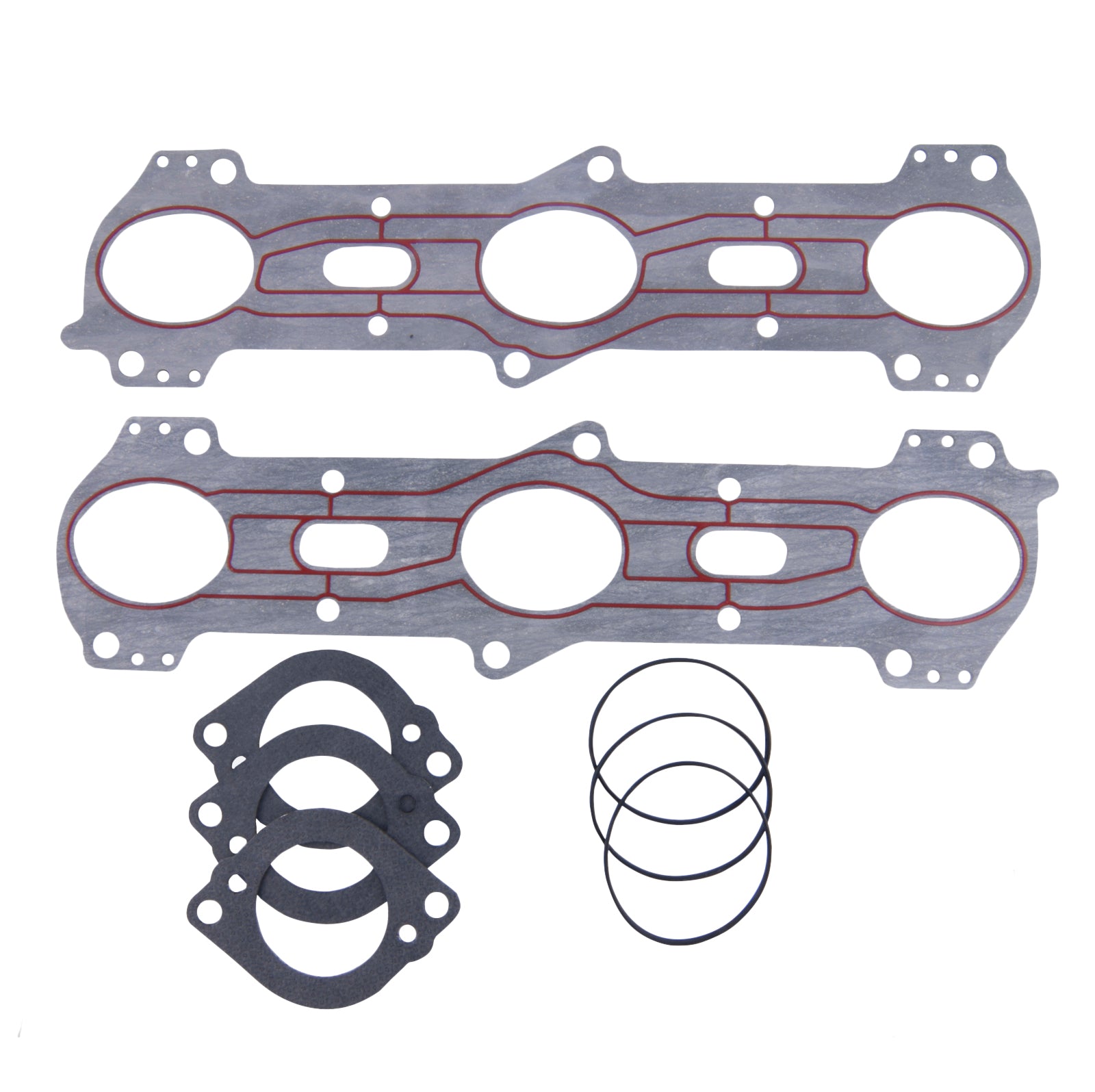 Intake gasket kit fits Yamaha 66E-14398-00-00 and 68N-13556-00-00 for WaveRunner Jet Ski