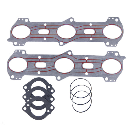 Intake gasket kit fits Yamaha 66E-14398-00-00 and 68N-13556-00-00 for WaveRunner Jet Ski