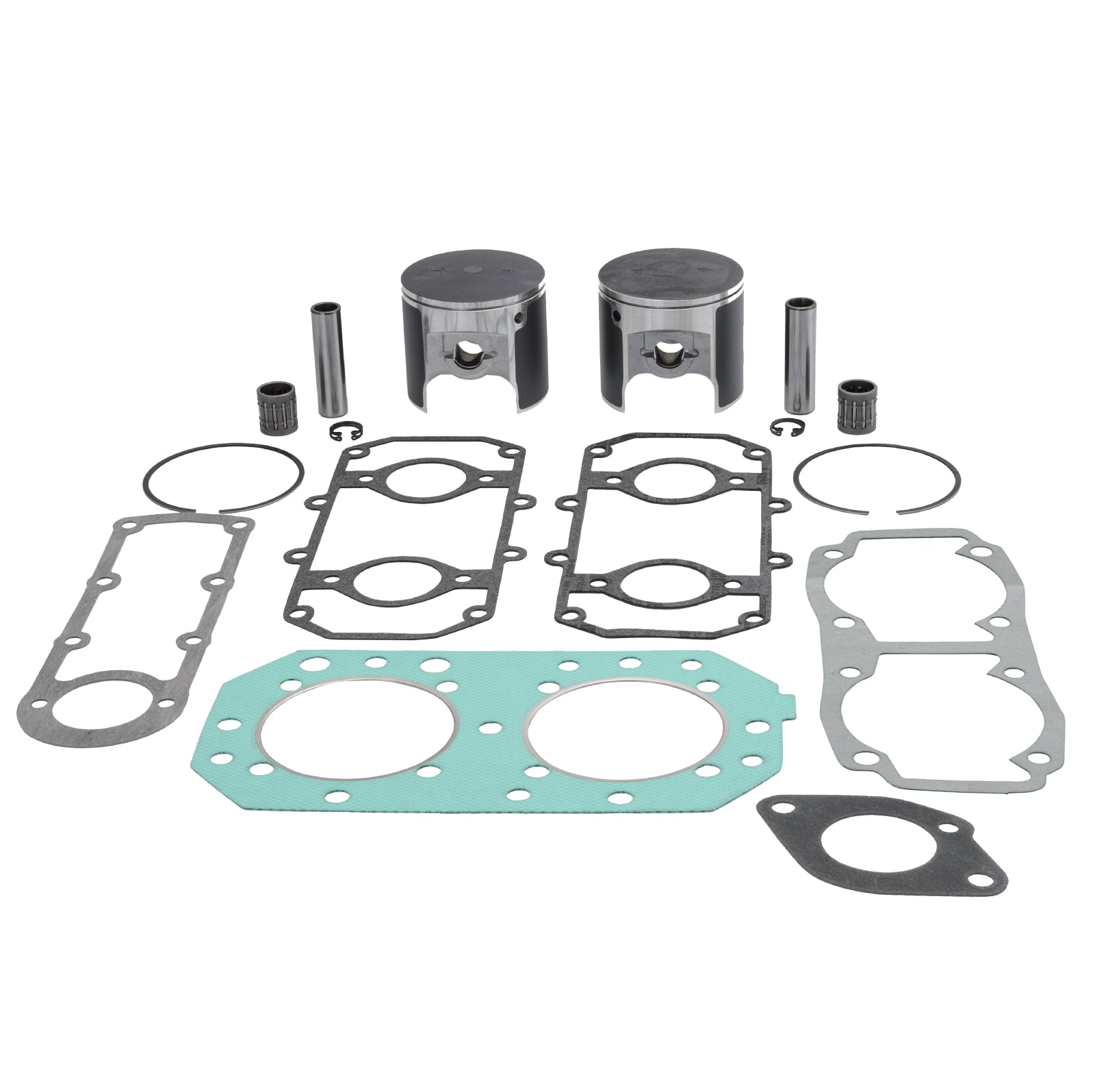 Top end kit for Kawasaki JS550 Jet Ski, compatible with Honda, Polaris, Sea-Doo, Tigershark, Yamaha WaveRunner