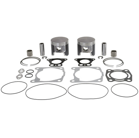 Top end kit for Polaris Octane Jet Ski with pistons, rings, gaskets, and seals