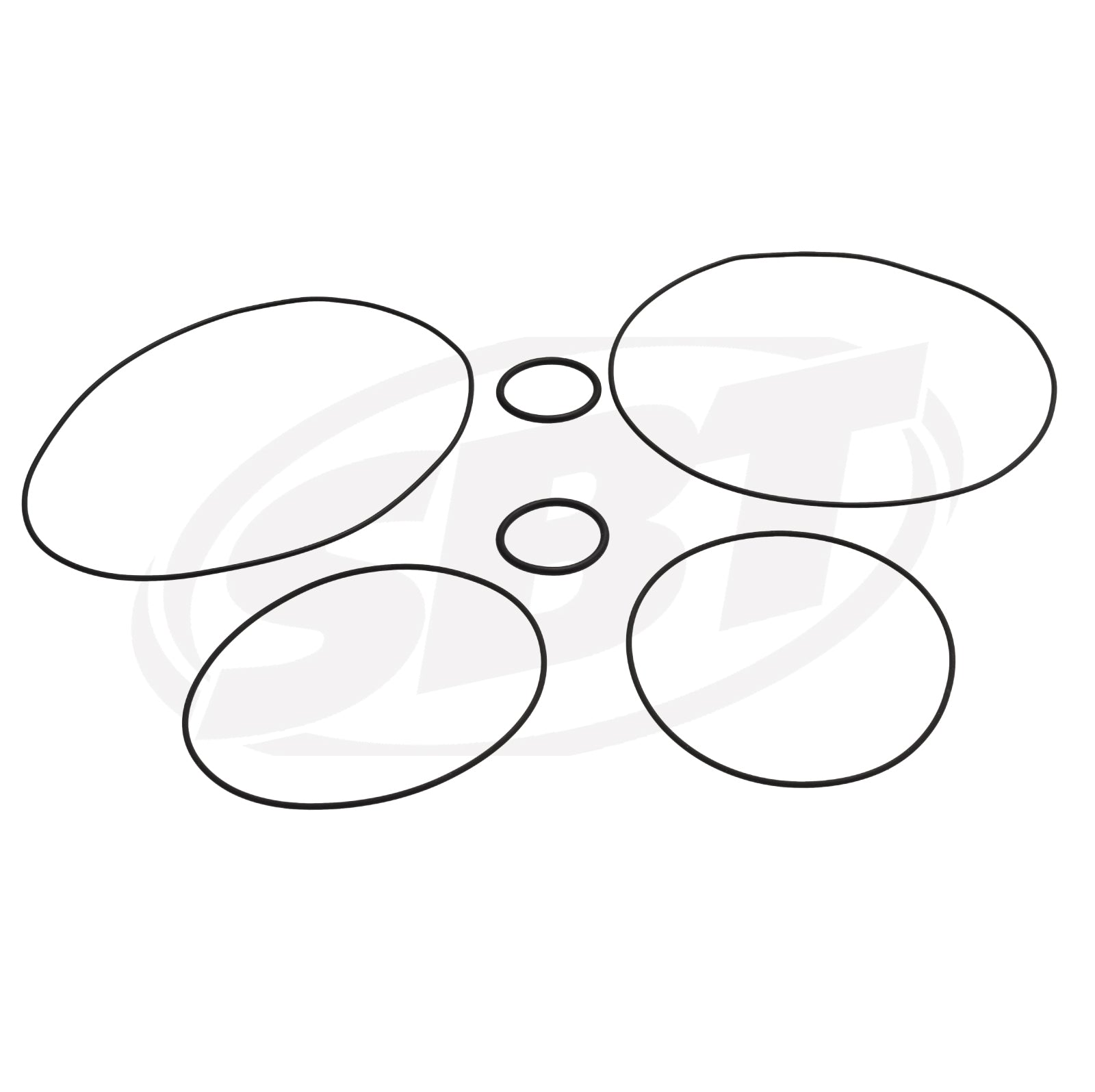 Top end kit for Polaris Octane Jet Ski with pistons, rings, gaskets, and seals