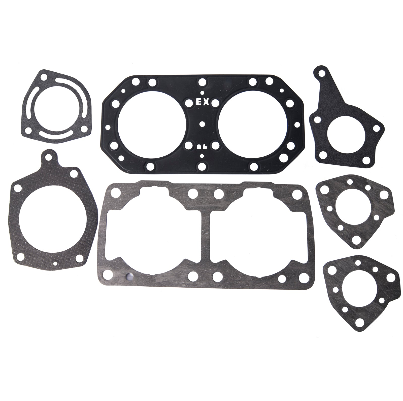 Top end gasket kit for Kawasaki Jet Ski SXI Pro SX, fits part numbers 11004-3708, 11060-3711, and 11060-3712