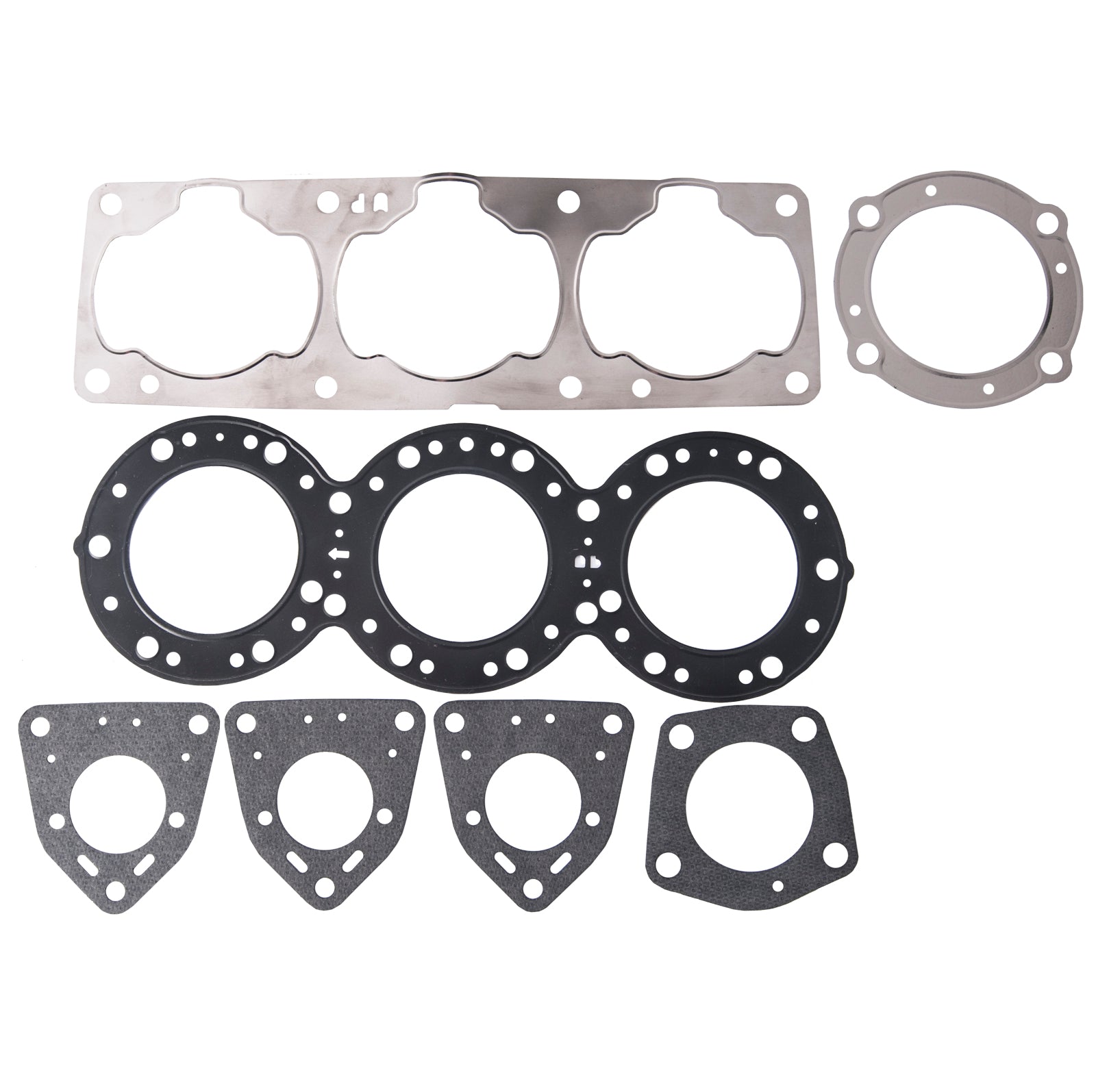 Top end gasket kit for Kawasaki STX DI, ZXI, and Ultra 130 Jet Ski, part numbers 11004-3715 and 11060-3760