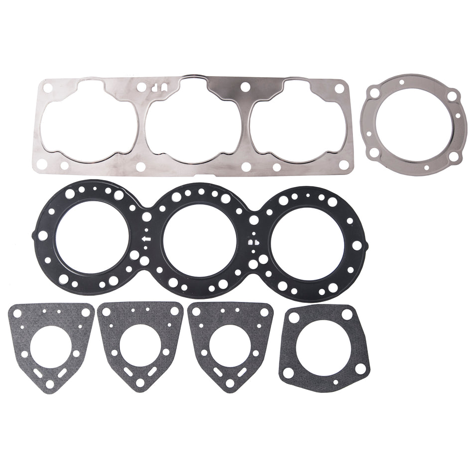 Top end gasket kit for Kawasaki STX DI, ZXI, and Ultra 130 Jet Ski, part numbers 11004-3715 and 11060-3760