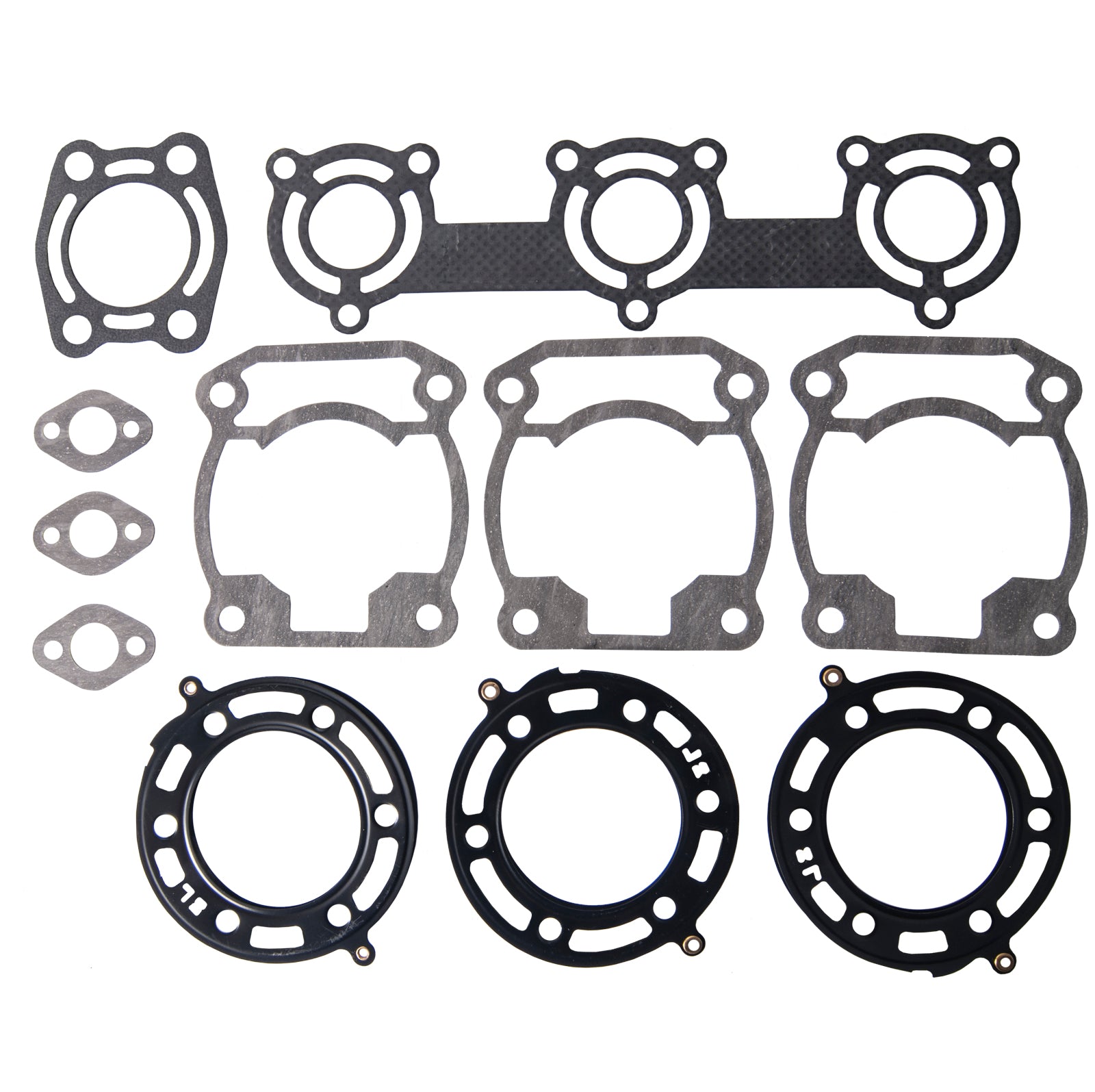 Top end gasket kit fits Polaris SLT780, SL780 and SLX780; replaces 3240251, 3240249 and 5830038 Jet Ski