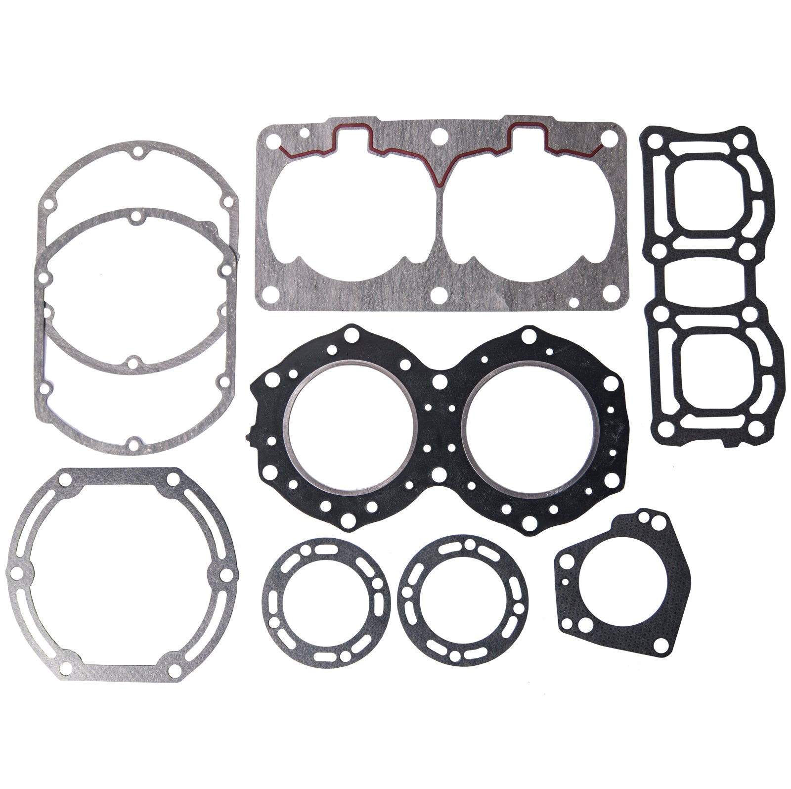 Top end gasket kit fits Yamaha 62T-11181-00-00 and 6M6-11351-A2-00 for WaveRunner Jet Ski engines