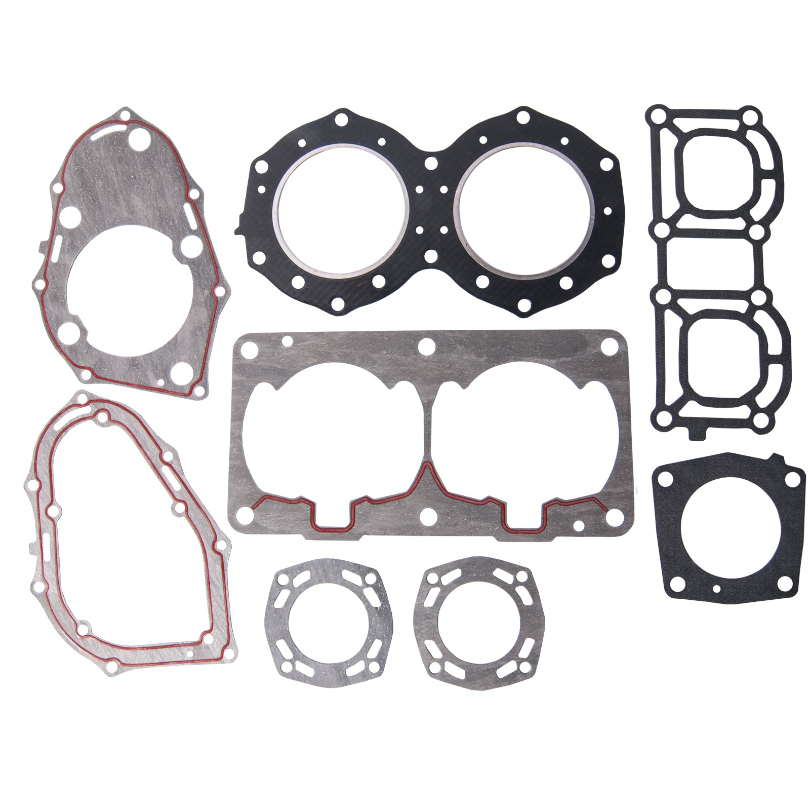 Top end gasket kit fits Yamaha 62T-11181-00-00 and 6M6-11351-A2-00 for WaveRunner Jet Ski engines