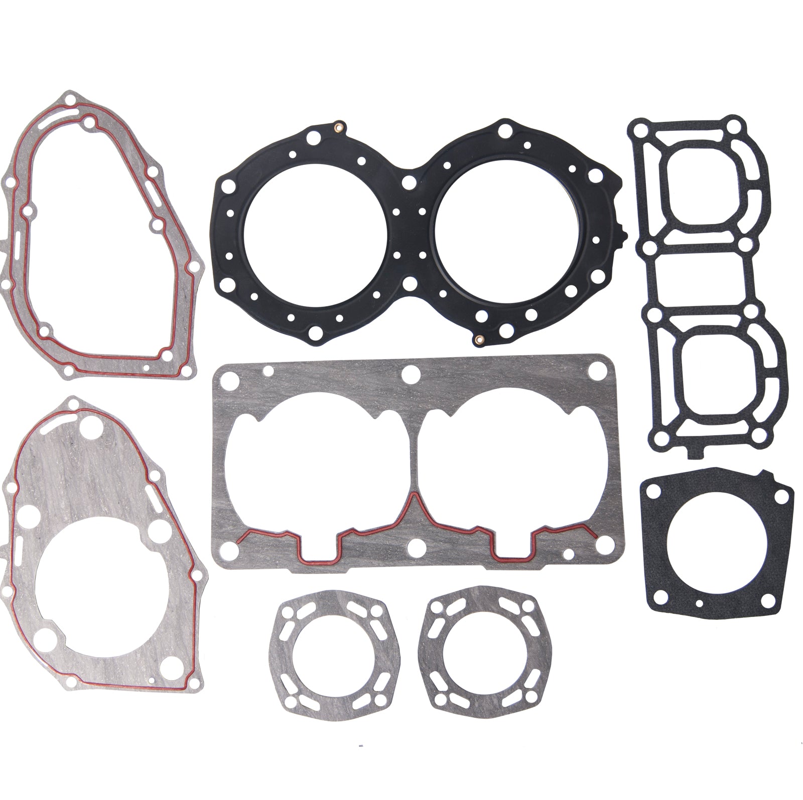 Top end gasket kit fits Yamaha 64X-11181-00-00 and 6M6-11351-A2-00 for WaveRunner Jet Ski engines