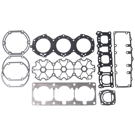 Top end gasket kit for Yamaha 63M-11351-01-00 and 65U-11181-00-00, fits WaveRunner and Jet Ski engines