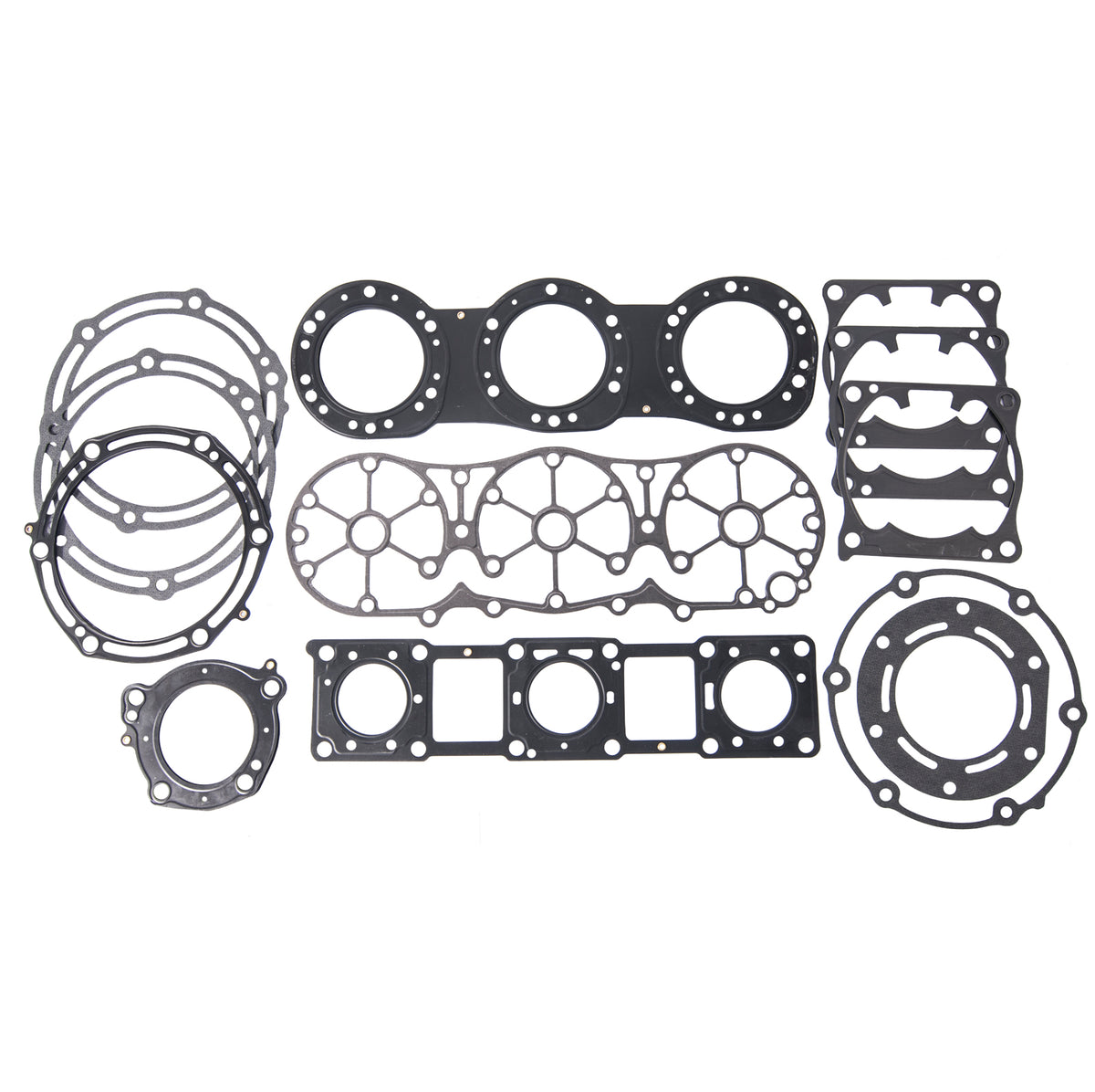 Top end gasket kit fits Yamaha 66E-11351-01-00 and 66V-11193-00-00 for WaveRunner Jet Ski engines