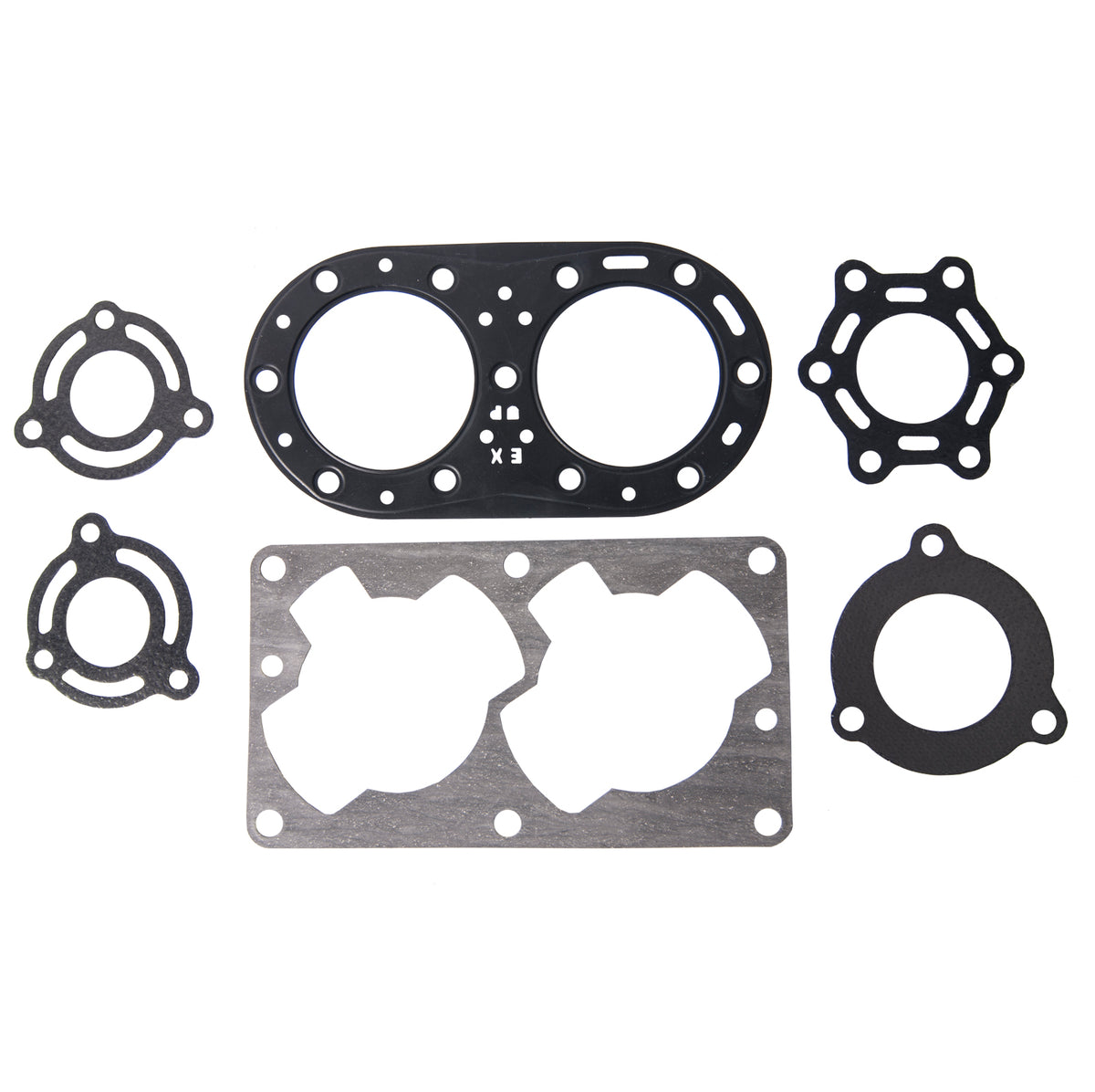 Top end gasket kit compatible with TigerShark Jet Ski 640, replaces part numbers 3008-174, 3008-050, and 3008-080