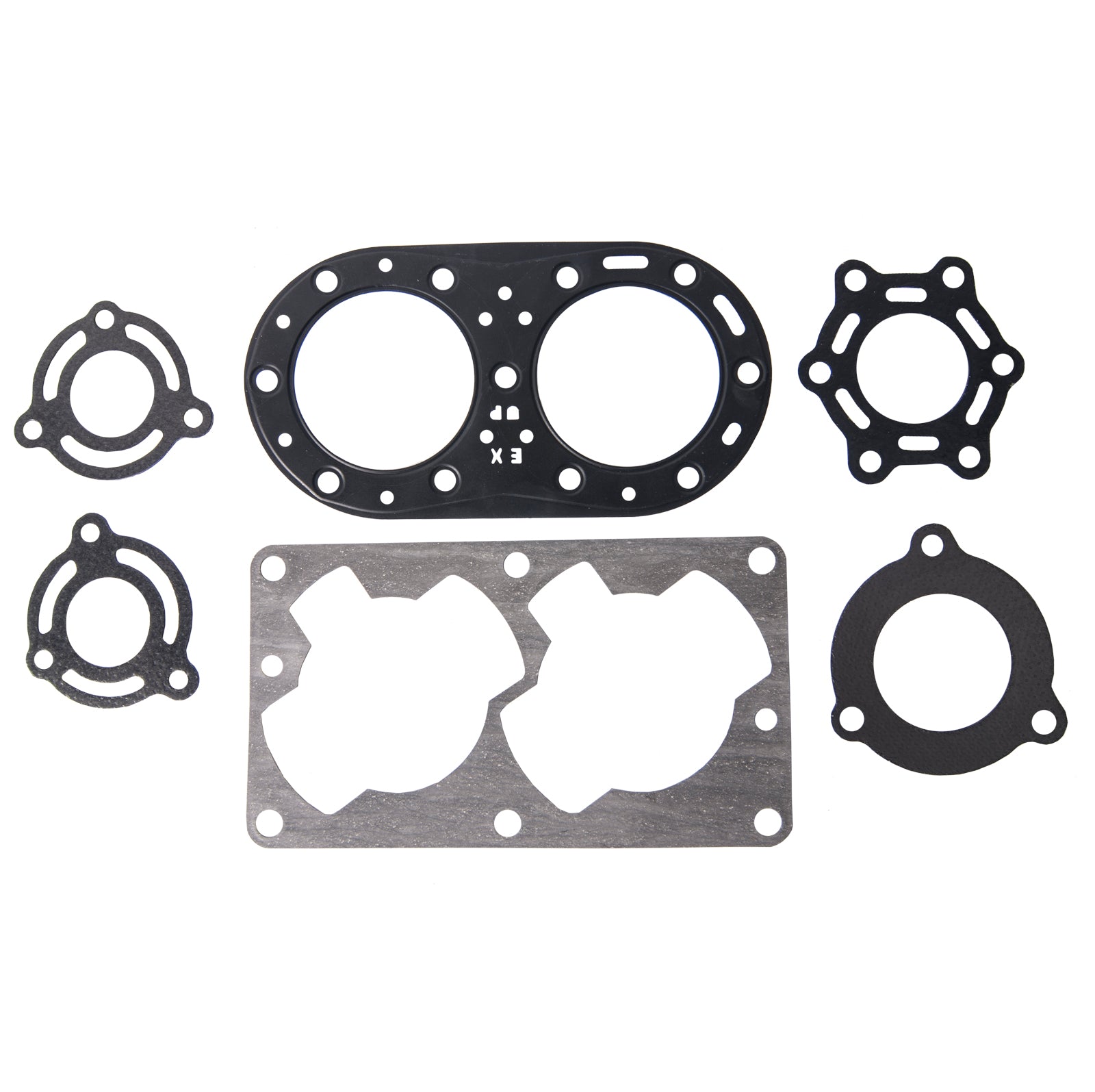 Top end gasket kit compatible with TigerShark Jet Ski 640, replaces part numbers 3008-174, 3008-050, and 3008-080