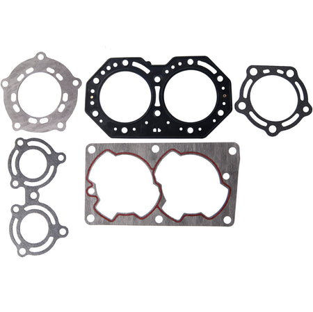 Top end gasket kit compatible with TigerShark 1673-254, 3008-496, 3008-411, 770 Jet Ski