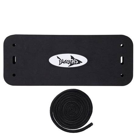 SBT BlackTip Jetsports PWC/JetBoat bumper, black 50mm 19.5x7.5x2 in, includes rope for Jet Ski