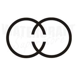 Yamaha 4XV-11603-00-00 ring set for XLT1200, GP1200, XL1200, LTD, and XR1800 WaveRunner Jet Ski
