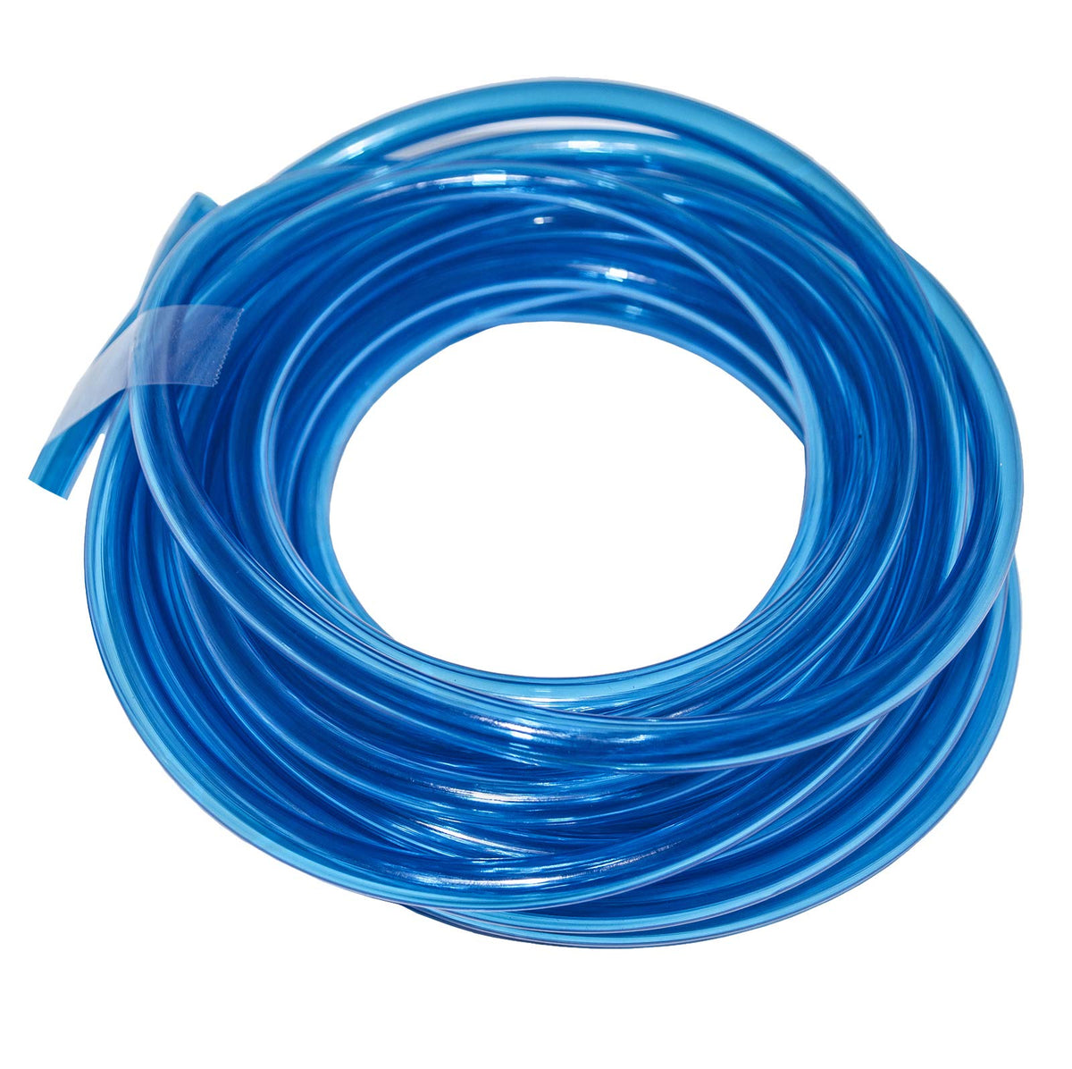 25-foot roll of 1/4-inch diameter clear blue fuel line for Jet Ski