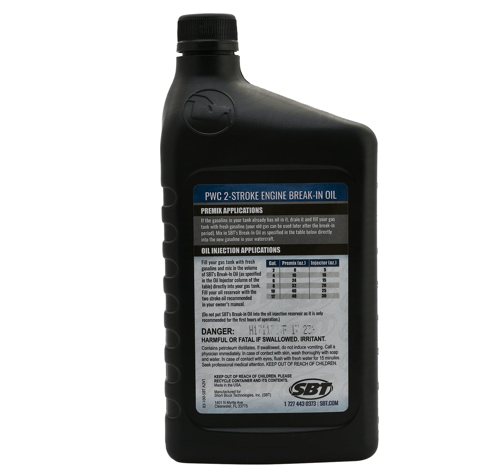 Sea-Doo break-in oil for select models, Jet Ski engine lubrication during initial run-in period