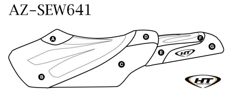 Hydro-Turf Premier seat cover for Kawasaki STX-12F (2006–2011) and STX-15F (2006–2019) Jet Ski