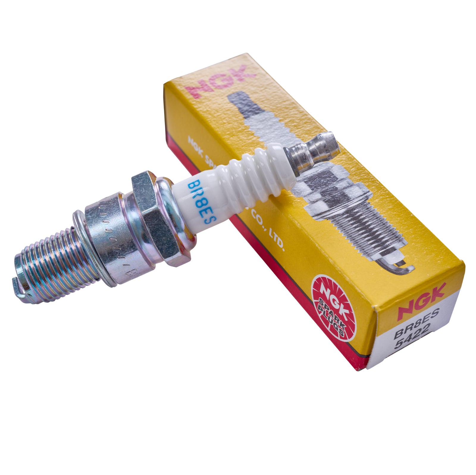 NGK BR8ES spark plugs for select Sea-Doo, Kawasaki and Yamaha models, including WaveRunner and Jet Ski applications