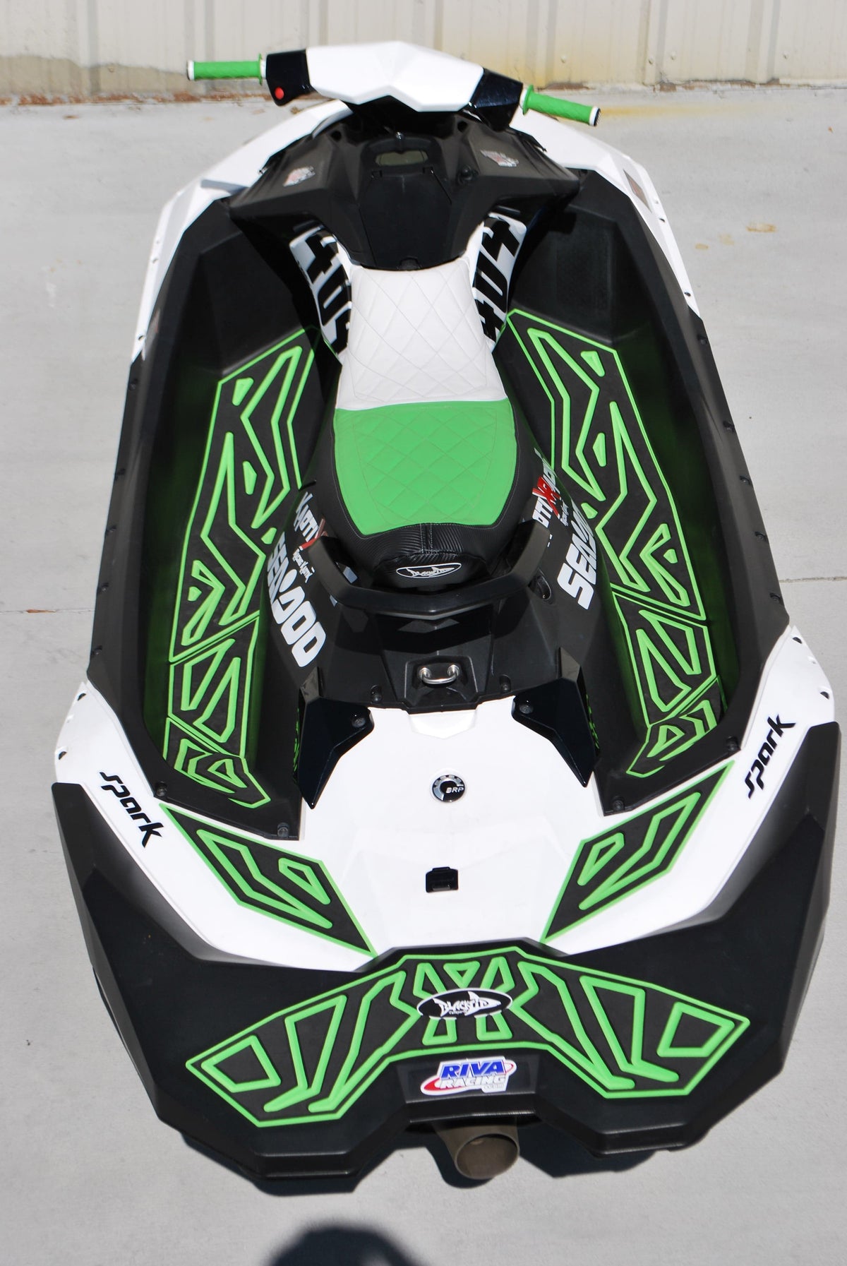 BlackTip JetSports Elite traction mats for Sea-Doo Spark 2014–2016, 2- or 3-seat with extended platform Jet Ski