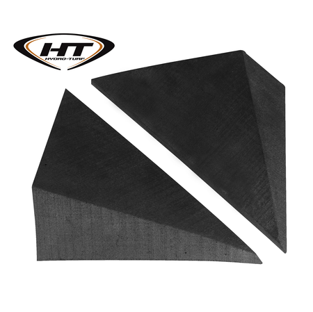 Hydro-Turf 2 in. corner kicks traction pads for Jet Ski, black foam corners