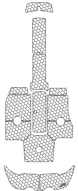 Pro Series complete mat kit for Sea-Doo Challenger 230/SE 2010–2012 Jet Ski floor traction pads