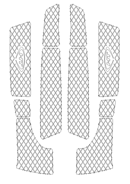 Yamaha Pro Series intake grate for WaveRunner Jet Ski: Wave Venture 700/1100/760 and XL 1200/760/700 models