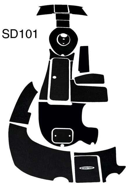 Complete mat kit for Sea-Doo Islandia SE (2006–2010) Jet Ski deck traction pads