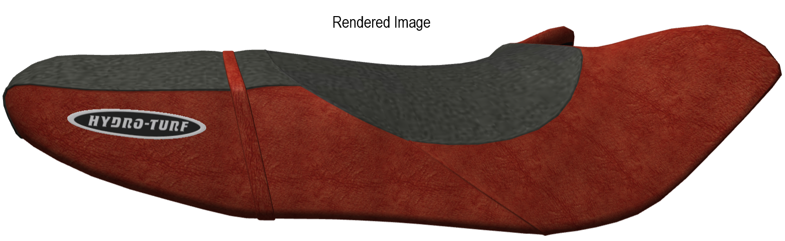 Hydro-Turf seat cover and handlebar cover for Kawasaki Ultra 150 / 130 DI Jet Ski, textured traction material