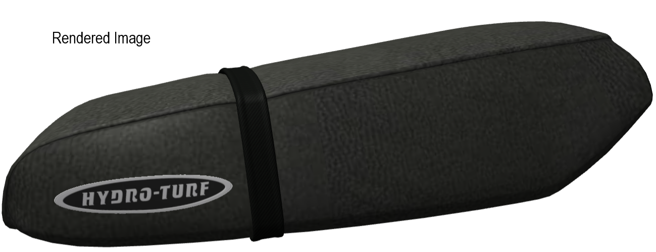 Hydro-Turf seat cover for Kawasaki 750 SS / Xi Jet Ski with textured traction surface for improved grip