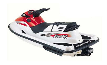 Hydro-Turf seat cover for Polaris Virage TX and Freedom Jet Ski, textured non-slip padding for improved grip and comfort