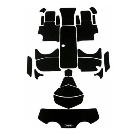 2000-04 Speedster jet boat complete mat kit for deck traction, includes Jet Ski mat set for easy replacement