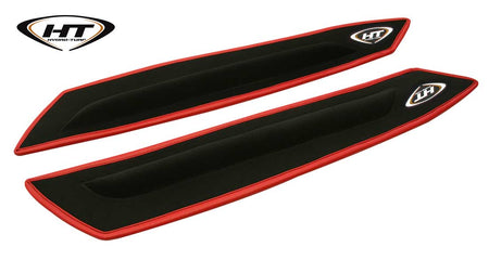 Stitched side lifter pads for Jet Ski loading, padded fabric covers to protect hull during lifting