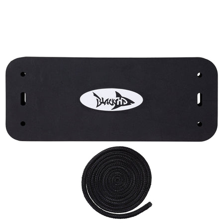 SBT BlackTip Jetsports PWC/JetBoat bumper, black 50mm 19.5x7.5x2 in, includes rope for Jet Ski