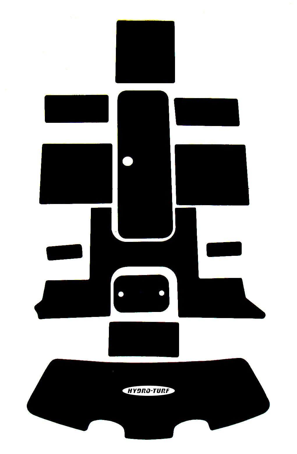 Complete Mat Kit for Sea-Doo Challenger 180 (2005-2006) Jet Ski floor mats