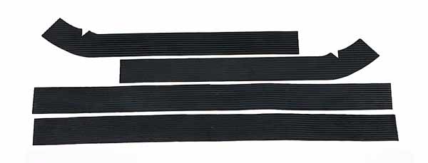Side rail mats for Jet Ski footwell protection and grip
